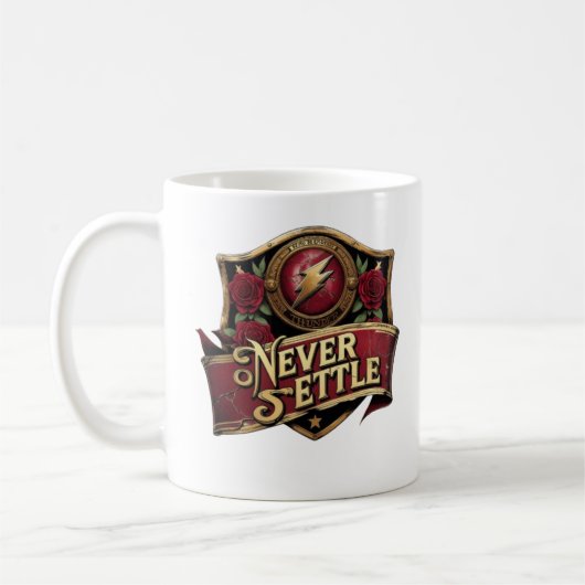 Drink naar je prestaties koffiemok (Links)