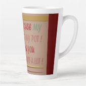 DRINK NAAR ROMANCE LIEFDE EN KNUFFELS LATTE MOK (Rechts)