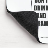 Drink Niet en Teken Muismat (Hoek)