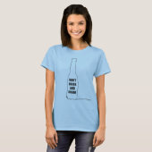 Drink Niet en Teken T-shirt (Voorkant volledig)