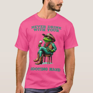 Drink Nooit Met Je Schiethand T-shirt