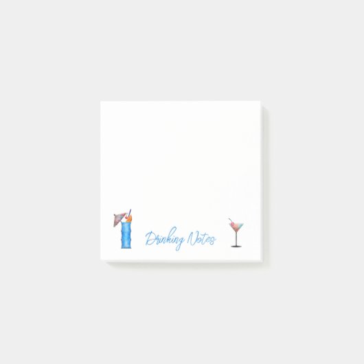 Drink noten Martini Tropical Punch Post-it Note (Voorkant)