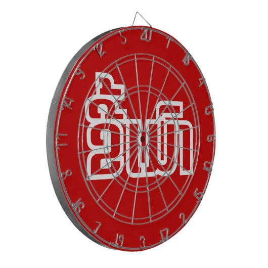 Drink ø Kee Mao in Lao / Laotian Language☐ Dartbord (Voorkant Links)