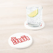 Drink ø Kee Mao in Lao / Laotian Language☐ Zandsteen Onderzetter (Zijkant)