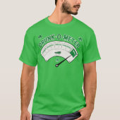 Drink-O-Meter Iers St.Patrick's Day T-shirt (Voorkant)