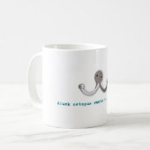 Drink Octopus wil je bestrijden Koffiemok (Voorkant links)