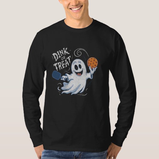 DRINK OF TRAKTEER KOSTUUM HALLOWEEN PICKLEBALL LIE T-SHIRT (Voorkant)