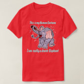 Drink olifant t-shirt (Design voorkant)