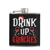 Drink omhoog Citaatfles Heupfles (Voorkant)