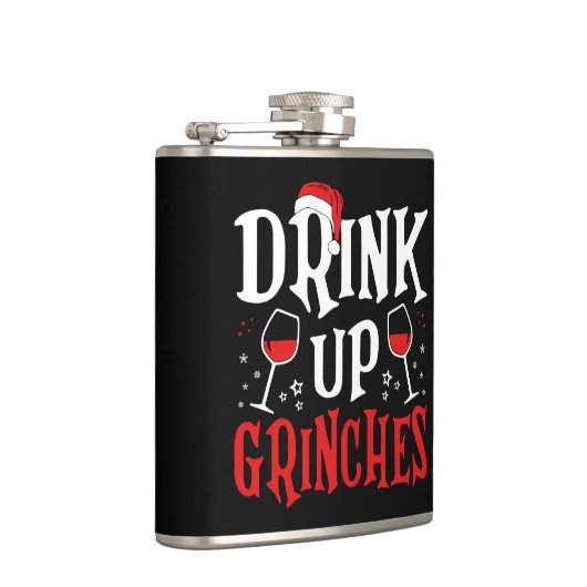 Drink omhoog Citaatfles Heupfles (Rechts)