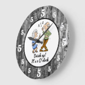 Drink omhoog Het is 5 uur. Grote Klok (Hoek)