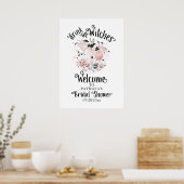 Drink omhoog het Welkome Teken van het Vrijgezelle Poster (Keuken)