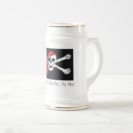 Drink omhoog, ik hoor, joh. bierpul (Voorkant rechts)