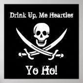 Drink omhoog, ik hoor, joh. Poster (Voorkant)