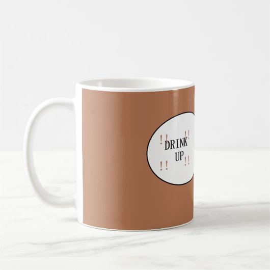 Drink omhoog koffiemok (Links)