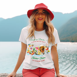 Drink omhoog stranden Cocktail Fruit Bachelorette  T-shirt