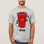 Drink omhoog t-shirt (Voorkant)