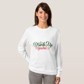 Drink omhoog t-shirt (Voorkant volledig)