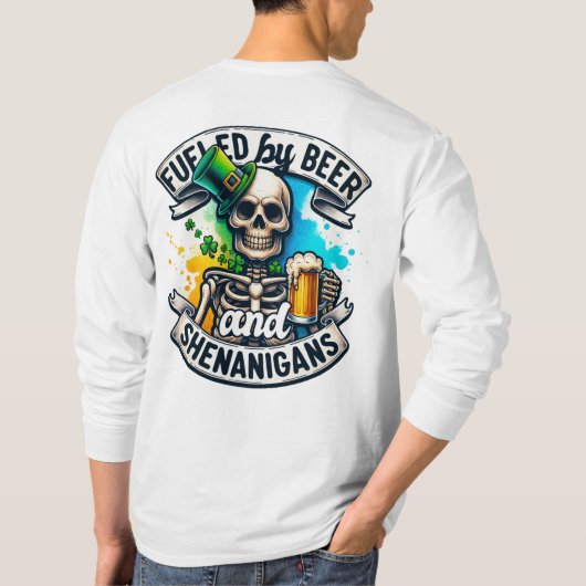 Drink omhoog t-shirt (Achterkant)