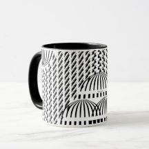 Drink omhoog Zwart-witte golving