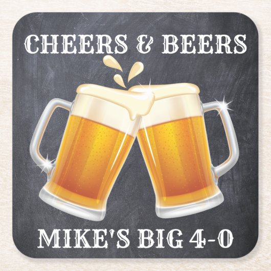 Drink Onderzetter op kaas en bier (Voorkant)