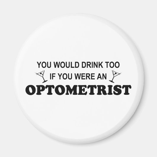 Drink ook - Optometrist Magneet (Voorkant)