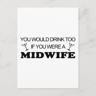 Drink ook - verloskundige briefkaart