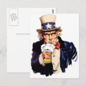 Drink oom Sam Briefkaart (Voorkant / Achterkant)