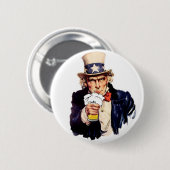 Drink oom Sam Ronde Button 5,7 Cm (Voorkant /achterkant)