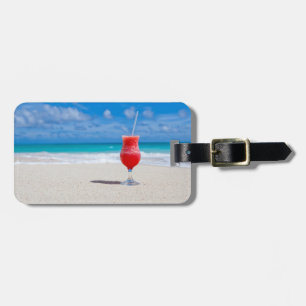 Drink op Aangepast bagagelabel van de Beach