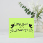 Drink op Absinthe Briefkaart (Staand voorkant)