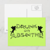 Drink op Absinthe Briefkaart (Voorkant / Achterkant)