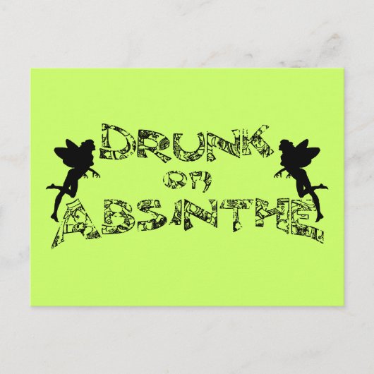 Drink op Absinthe Briefkaart (Voorkant)
