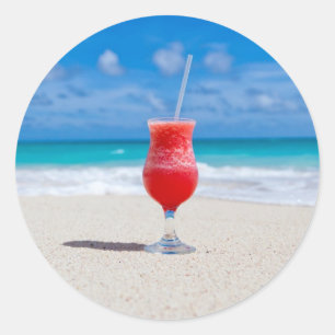 Drink op beach stickers