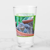 Drink op de grond glas (Achterkant)