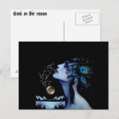 drink op de maan briefkaart (Voorkant / Achterkant)