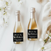 Drink Op Heks Wijn Fles en Dranklabel Etiket