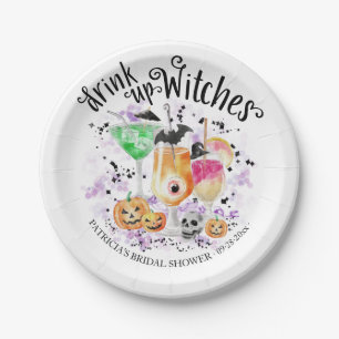 Drink op Heksen Cocktail Halloween Bruiloftsfeest Papieren Bordje