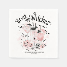 Drink op Heksen Cocktail Halloween Bruiloftsfeest Servet