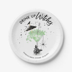 Drink op heksen Cocktail Halloween Vrijgezellenfee Papieren Bordje