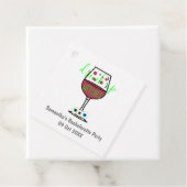 Drink op heksen Halloween Bachelorette Bedankjes Labels (In situ)