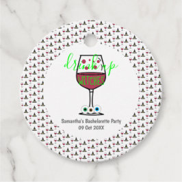 Drink op heksen Halloween Bachelorette Bedankjes Labels