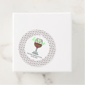 Drink op heksen Halloween Bachelorette Bedankjes Labels (In situ)