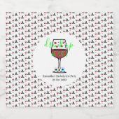 Drink op heksen Halloween Bachelorette Bier Etiket (Enkel label)