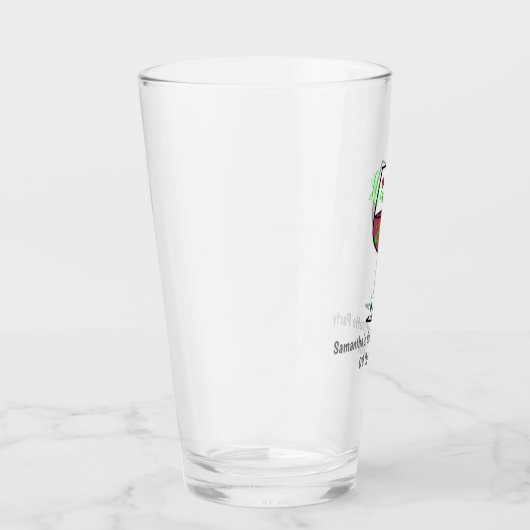 Drink op heksen Halloween Bachelorette Glas (Rechts)