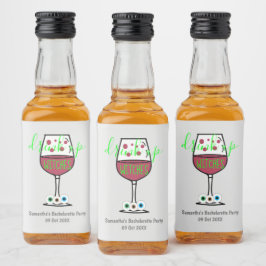 Drink op heksen Halloween Bachelorette Likeurfles Etiket