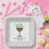 Drink op heksen Halloween Bachelorette Papieren Bordje (Feest)