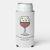 Drink op heksen Halloween Bachelorette Seltzer Blikjeskoeler (Seltzer Voorkant)