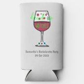 Drink op heksen Halloween Bachelorette Seltzer Blikjeskoeler (Voorkant)