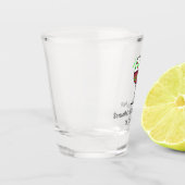 Drink op heksen Halloween Bachelorette Shot Glas (Links)